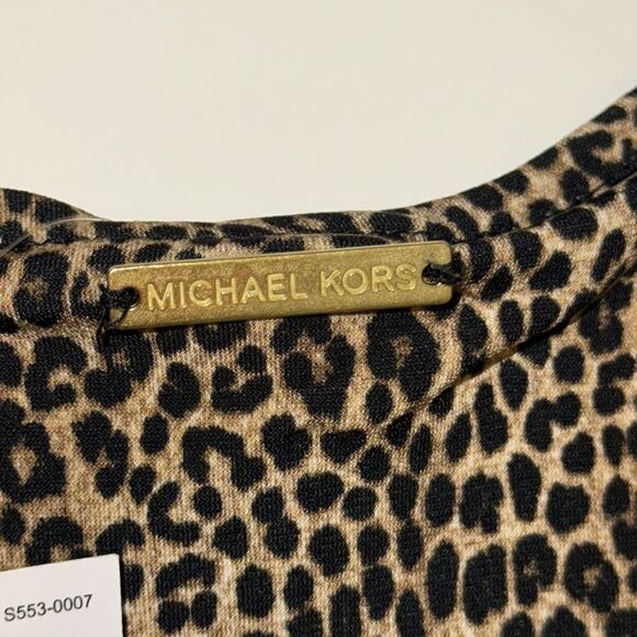 Micheal- Micheal Kors basics dark camel with gold grommet accent tank top - Picture 6 of 7